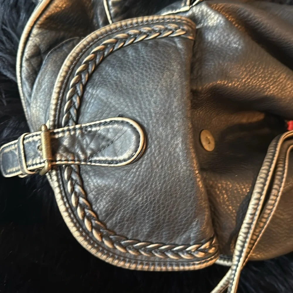 MontanaWest Backpack purse. Brown & Gold Color. - Picture 3 of 8